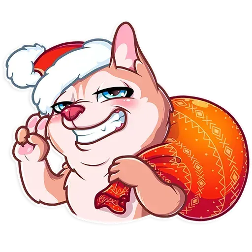 Christmas Dog - Sticker 5