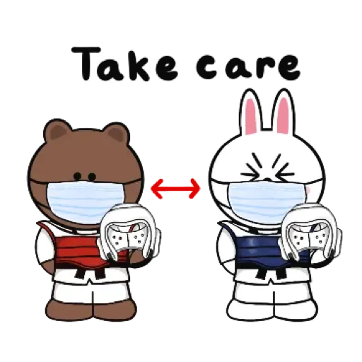 Happy New Year Taekwondo BROWN & FRIENDS (新年) (2) - Sticker 5