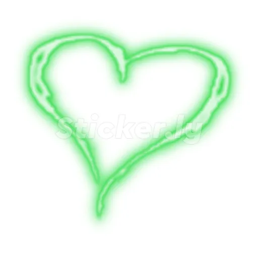 green hearts1 - Sticker 4