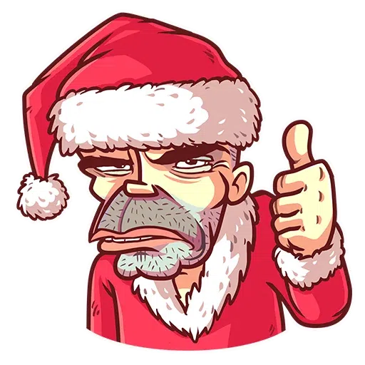 Bad Santa- Sticker