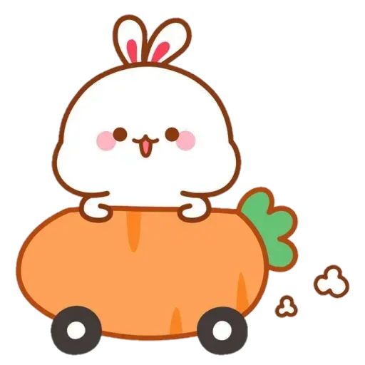 cute rabbit - Sticker 2