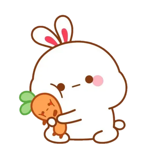 cute rabbit - Sticker 3
