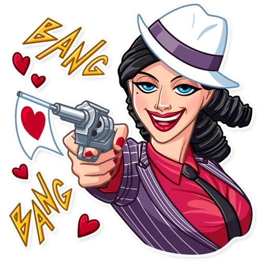 Mafia Girl - Sticker 5