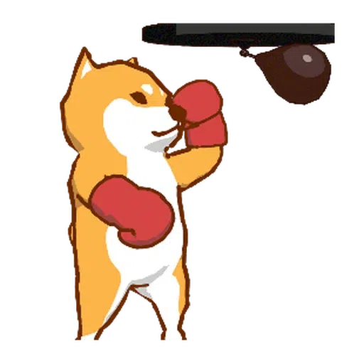 柴犬拳擊俱樂部 - Sticker 8