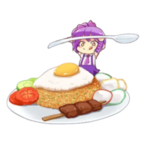 Anime Food - Sticker 2