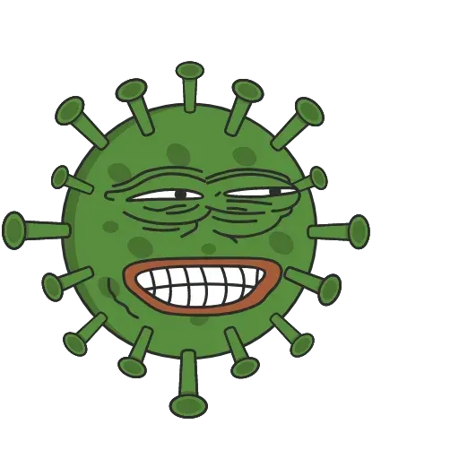 Pepe Coronavirus- Sticker