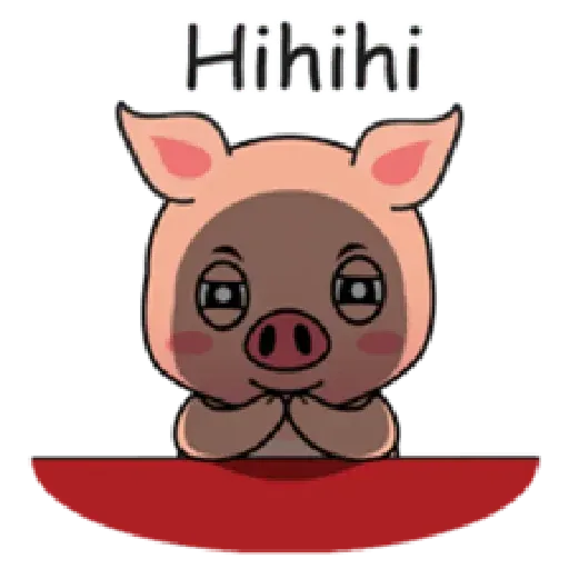 Laizy Piggy : Daily Talk - Sticker 4