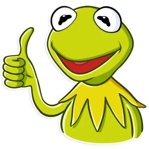 Kermit the Frog- Sticker